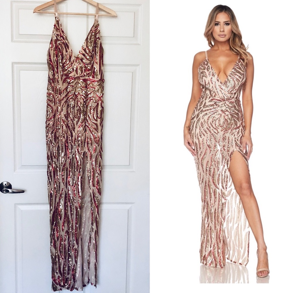 Sequin Maxi Dress